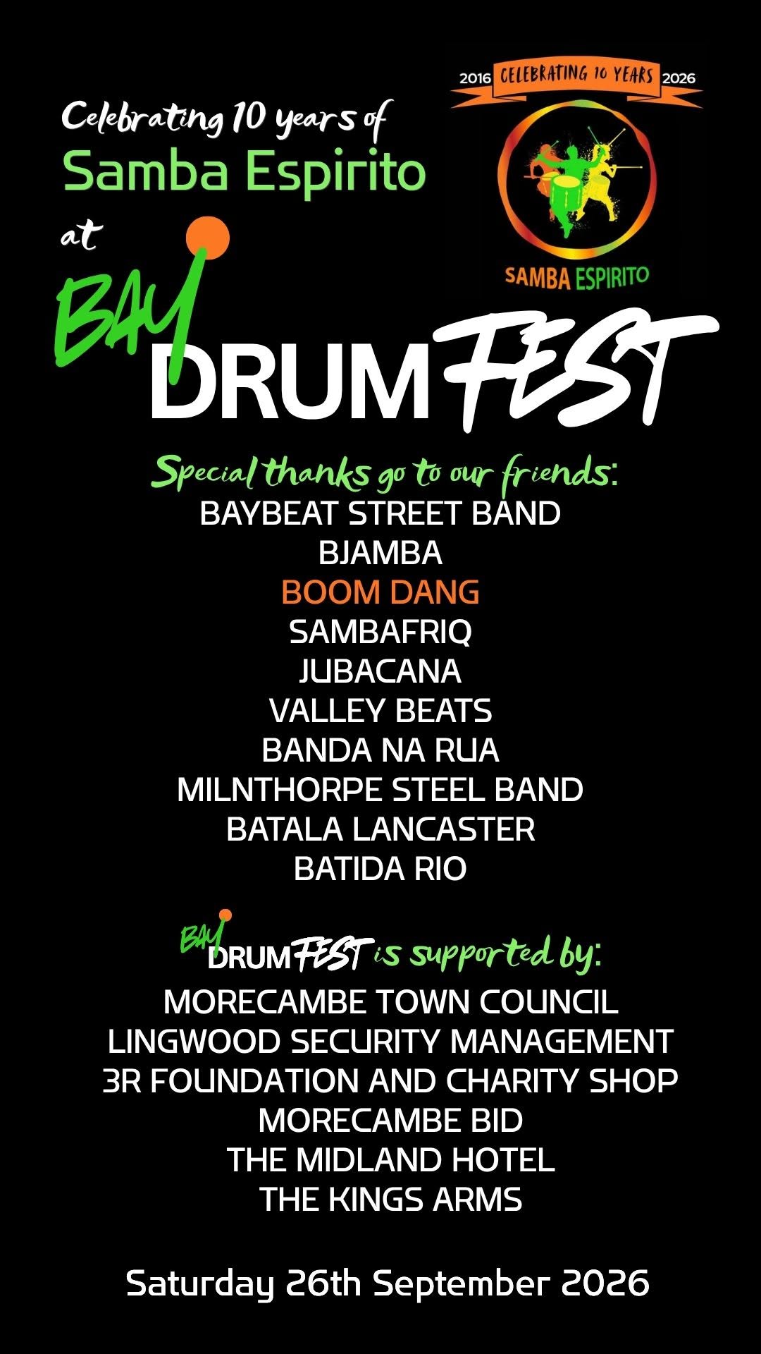 drumfest line up